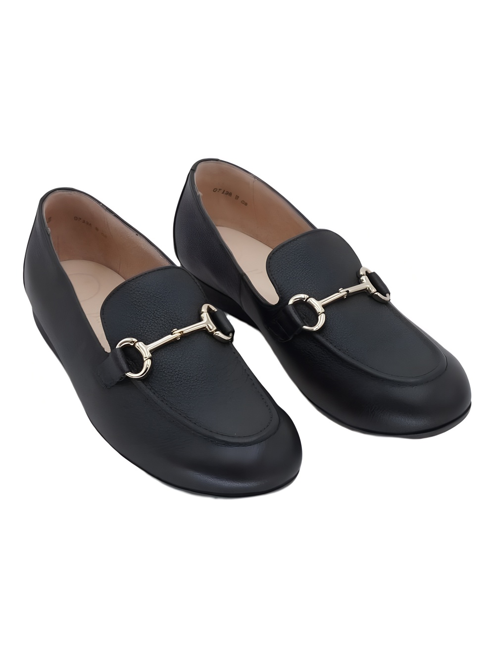 Paul Green Women's Bethany Flats Loafer Bit Gold Black Size 7.5M
